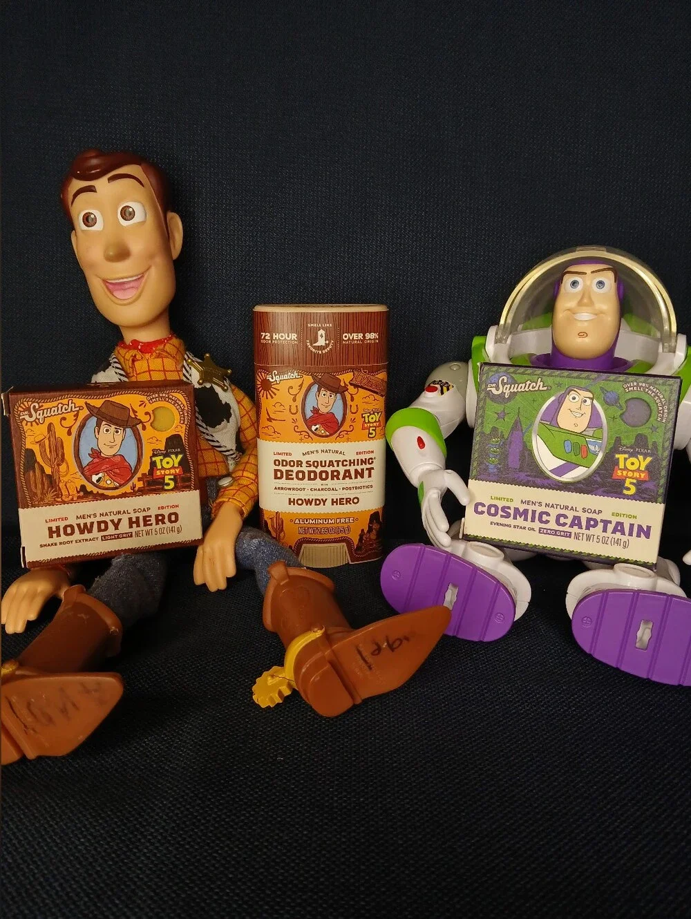 Dr Squatch toy story 5 bundle soap and deodorant *toys not included*